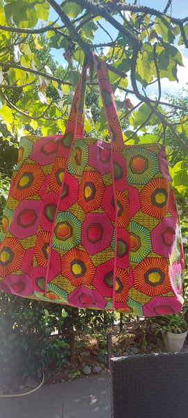 Masika's World Beach Bag with Pouch