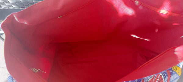 Masika's World Beach Bag with Pouch