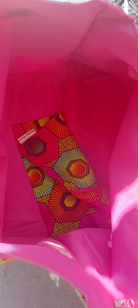 Masika's World Beach Bag with Pouch