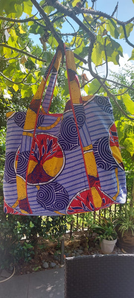 Masika's World Beach Bag with Pouch