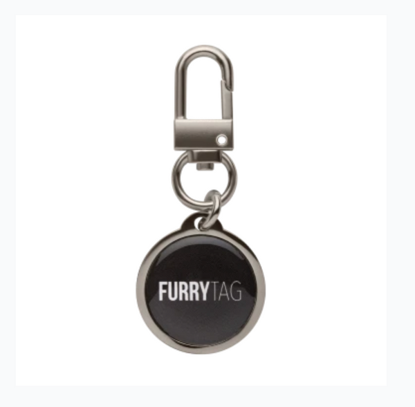 Furry Tag QR Code Pet ID Tag Silver