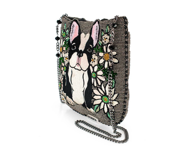 Mary Frances Pardon My Frenchie Crossbody Handbag