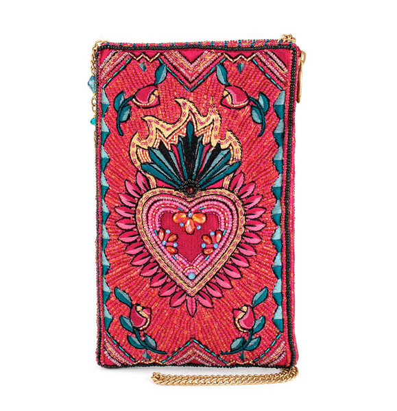 Mary Frances Pure Passion Crossbody Phone Bag