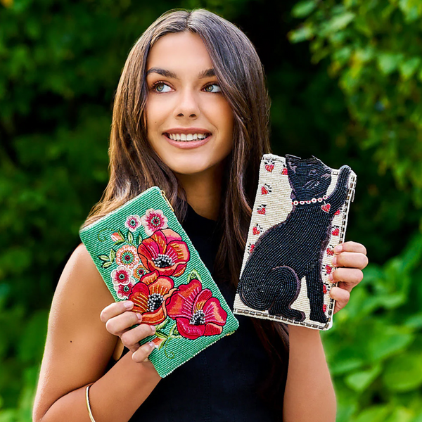 Mary Frances Purr-Suit Crossbody Phone Bag