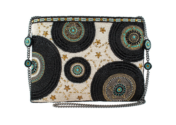 Mary Frances Turntable Crossbody Clutch Records Handbag