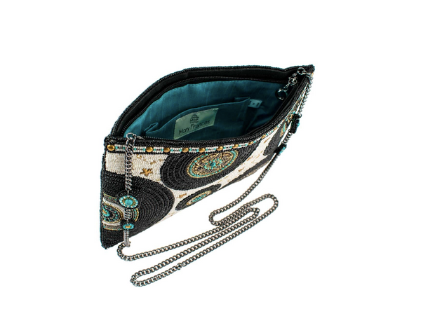 Mary Frances Turntable Crossbody Clutch Records Handbag