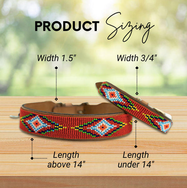 Sambboho Red Vogue Dog Collar