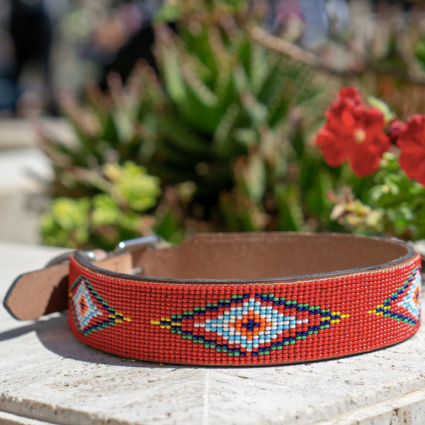 Sambboho Red Vogue Dog Collar