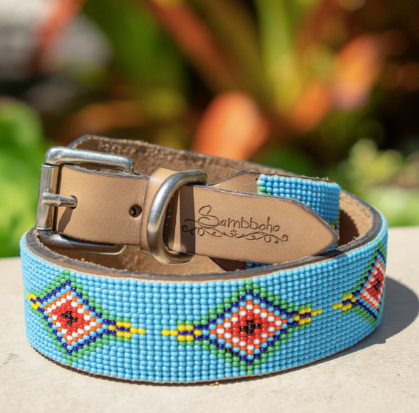 Sambboho Blue Vogue Dog Collar