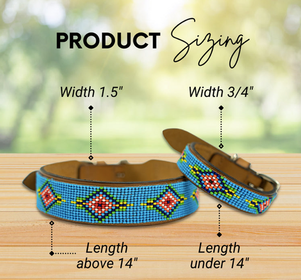 Sambboho Blue Vogue Dog Collar