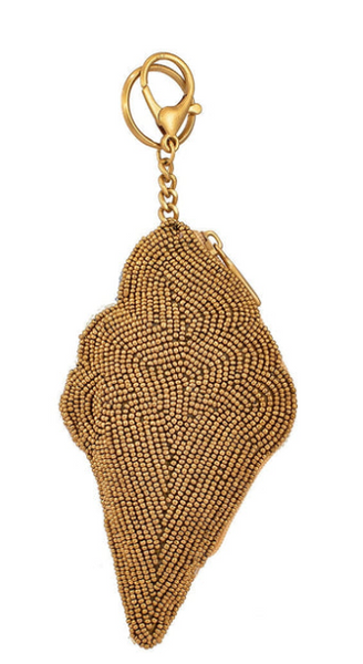 Mary Frances Sugar Cone Coin Purse/ Key Fob