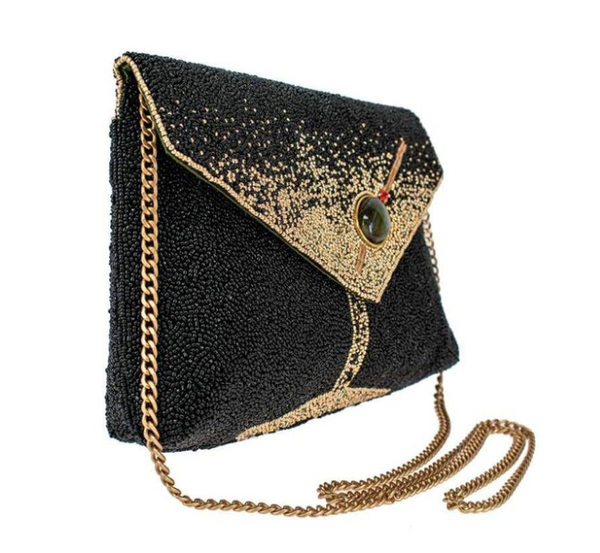 Mary Frances Olive You Crossbody Clutch