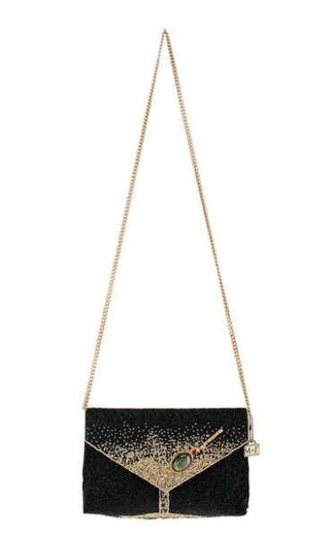 Mary Frances Olive You Crossbody Clutch