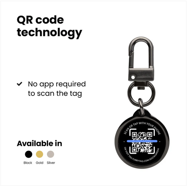 Furry Tag QR Code Pet ID