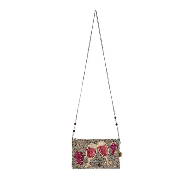 Mary Frances Wine Tasting Crossbody Phone Bag
