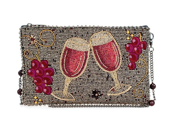 Mary Frances Wine Tasting Crossbody Phone Bag