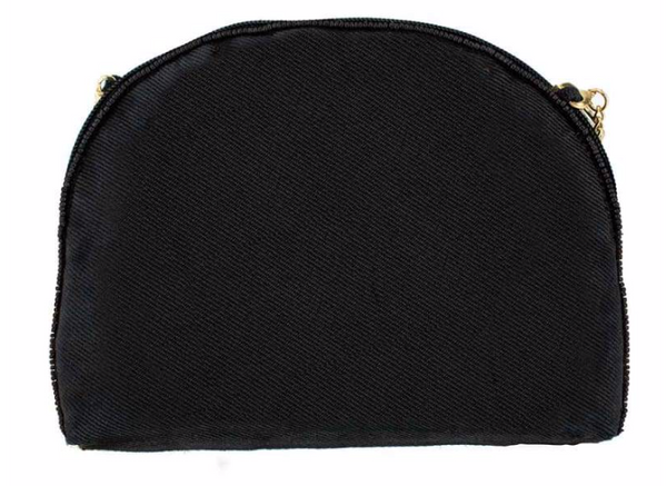 Mary Frances Balance Beaded Crossbody Makeup Bag