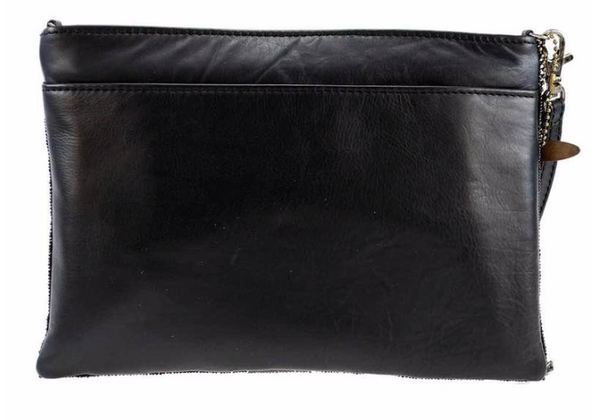 Mary Frances Drinks on Me Embellished Leather Cocktail Theme Handbag