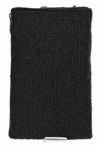 Mary Frances Piano Bar Beaded Crossbody Phone Bag