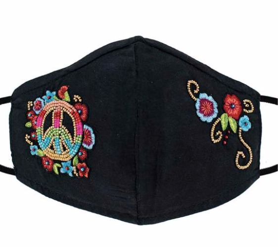 Mary Frances Peace Face Mask