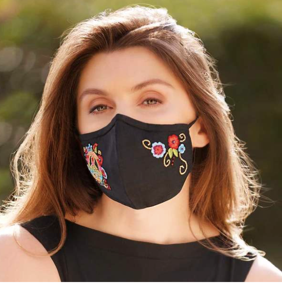 Mary Frances Peace Face Mask