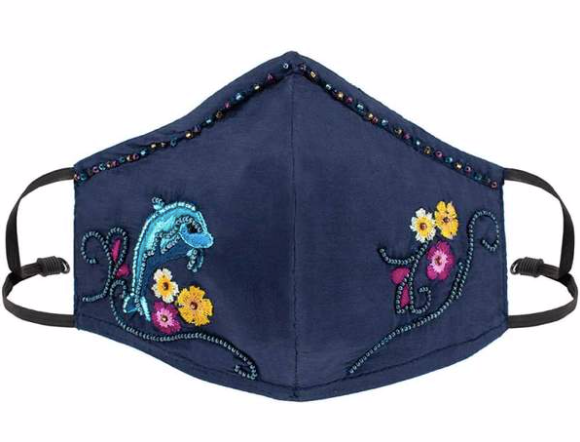 Mary Frances Dolphin Dance Face Mask