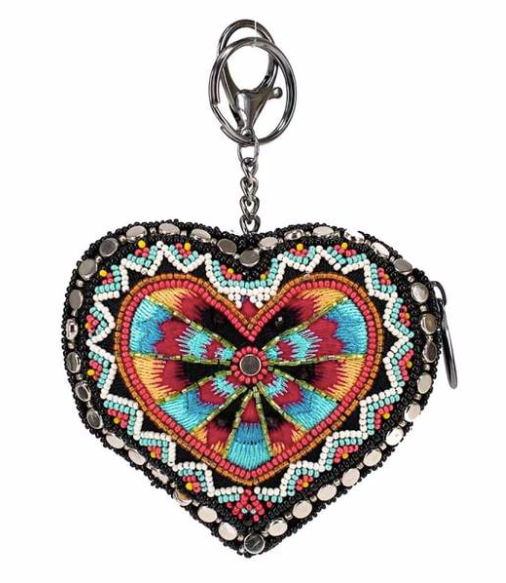 Mary Frances Love Your Tribe Coin Purse/Key Fob