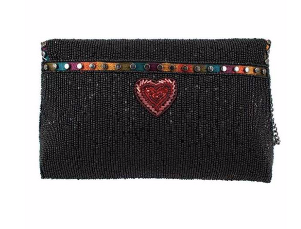 Mary Frances Heart to Heart Crossbody Handbag
