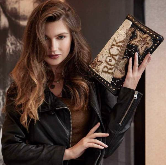 Mary Frances Rock Star Crossbody Handbag