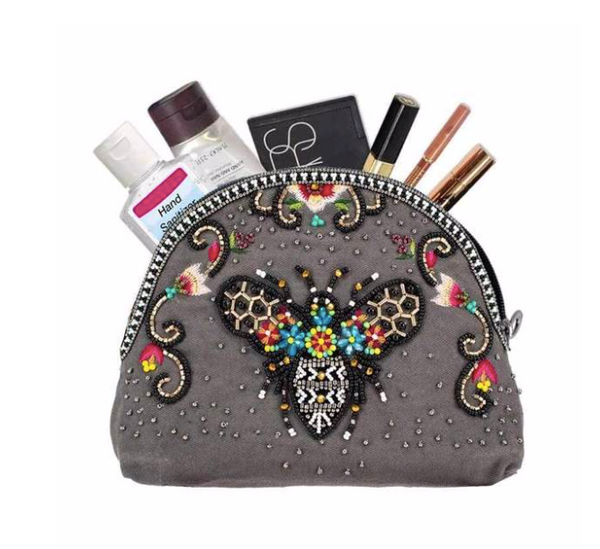 Mary Frances Wild Bee Crossbody/Makeup Bag