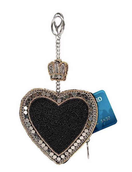 Mary Frances All Heart Coin Purse/Key Fob