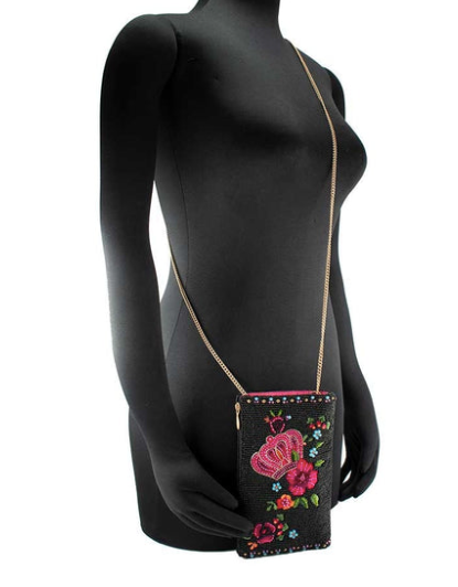 Mary Frances Crown Me Crossbody Phone Bag