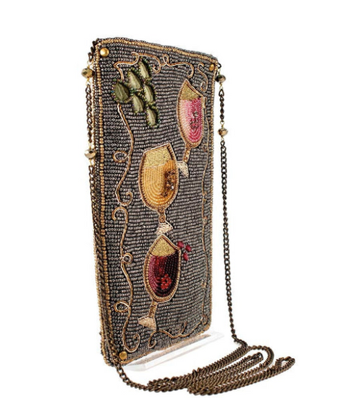 Mary Frances Wine Pairing Crossbody Phone Bag