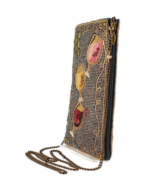Mary Frances Wine Pairing Crossbody Phone Bag