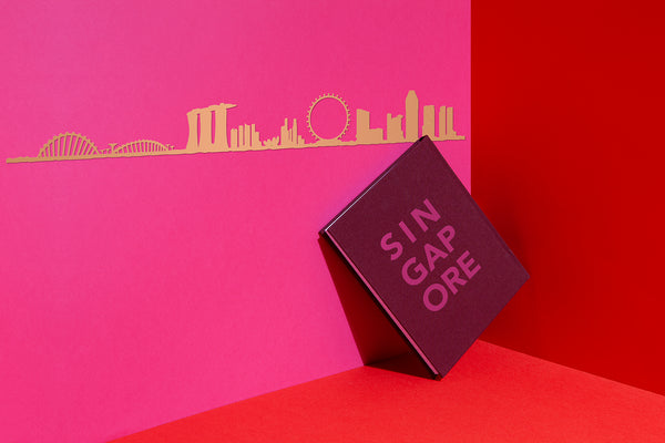 The Line - City Skyline - SINGAPORE (24K Gold Plated)