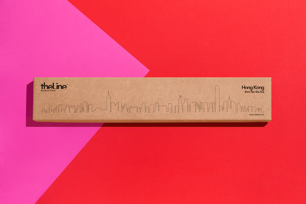 The Line - City Skyline - HONG KONG (24K Gold Plated)