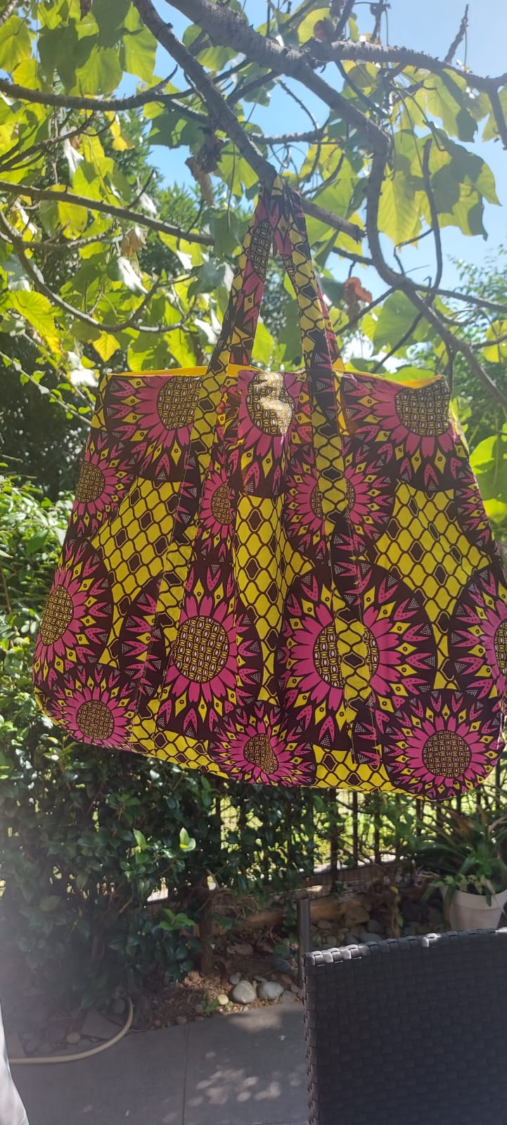 Masika's World Beach Bag with Pouch