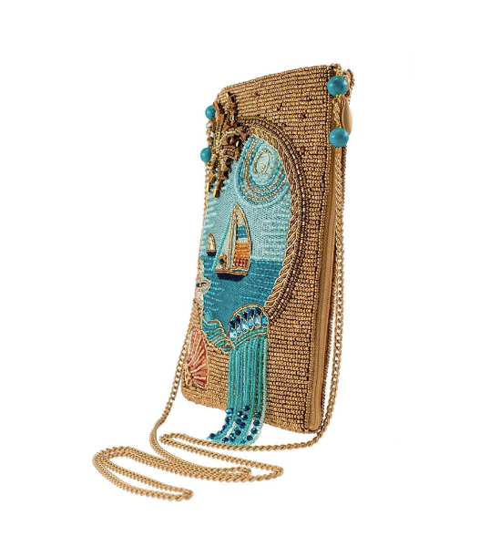 Mary Frances Sail Away Beaded Crossbody Phone Bag