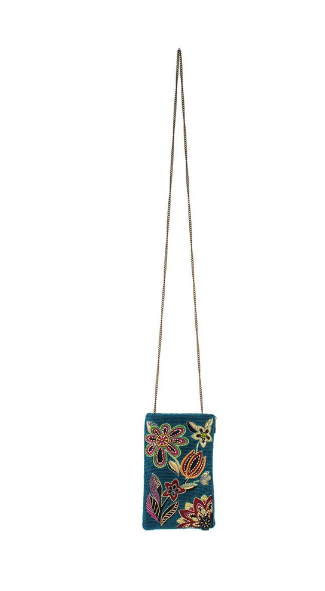 Mary Frances Bloom Wildly Crossbody Phone Bag