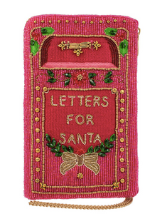 Mary Frances Dear Santa Crossbody Phone Bag