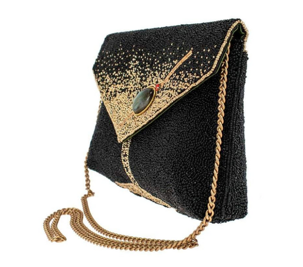 Mary Frances Olive You Crossbody Clutch
