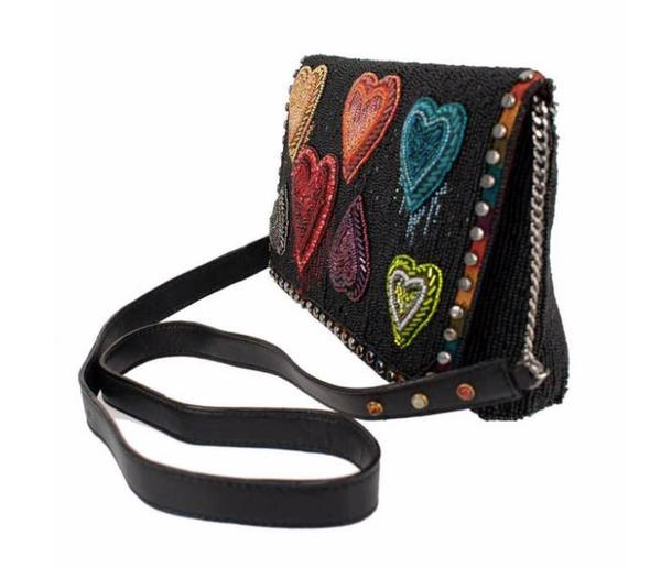 Mary Frances Heart to Heart Crossbody Handbag