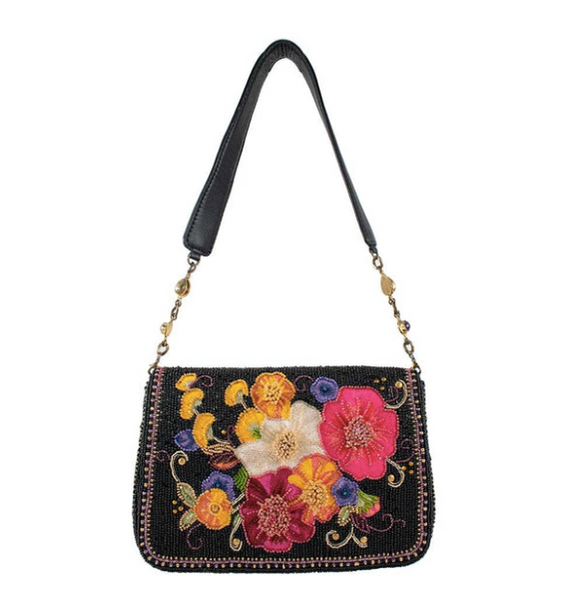 Mary Frances Wildflower Shoulder Handbag